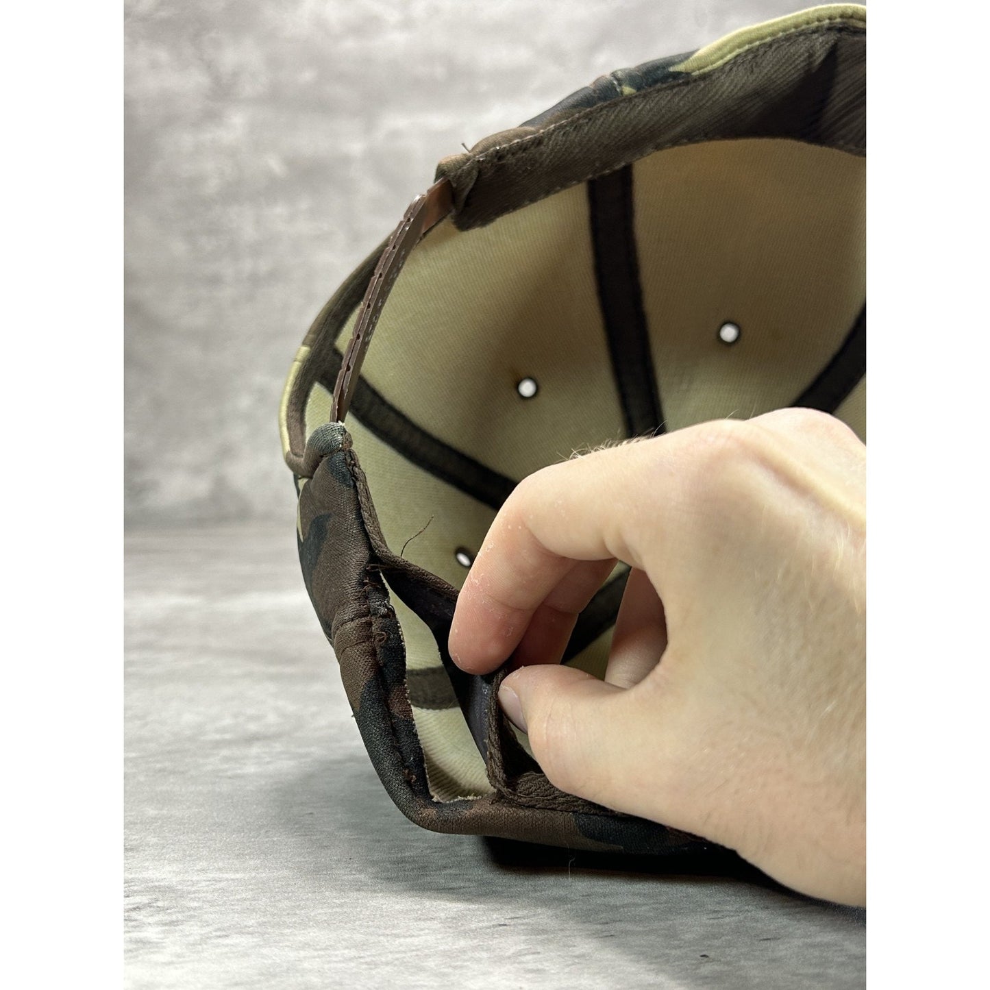 Vintage 1980s/90s Deer Graphic Hunting Camo Snapback Hat OSFA