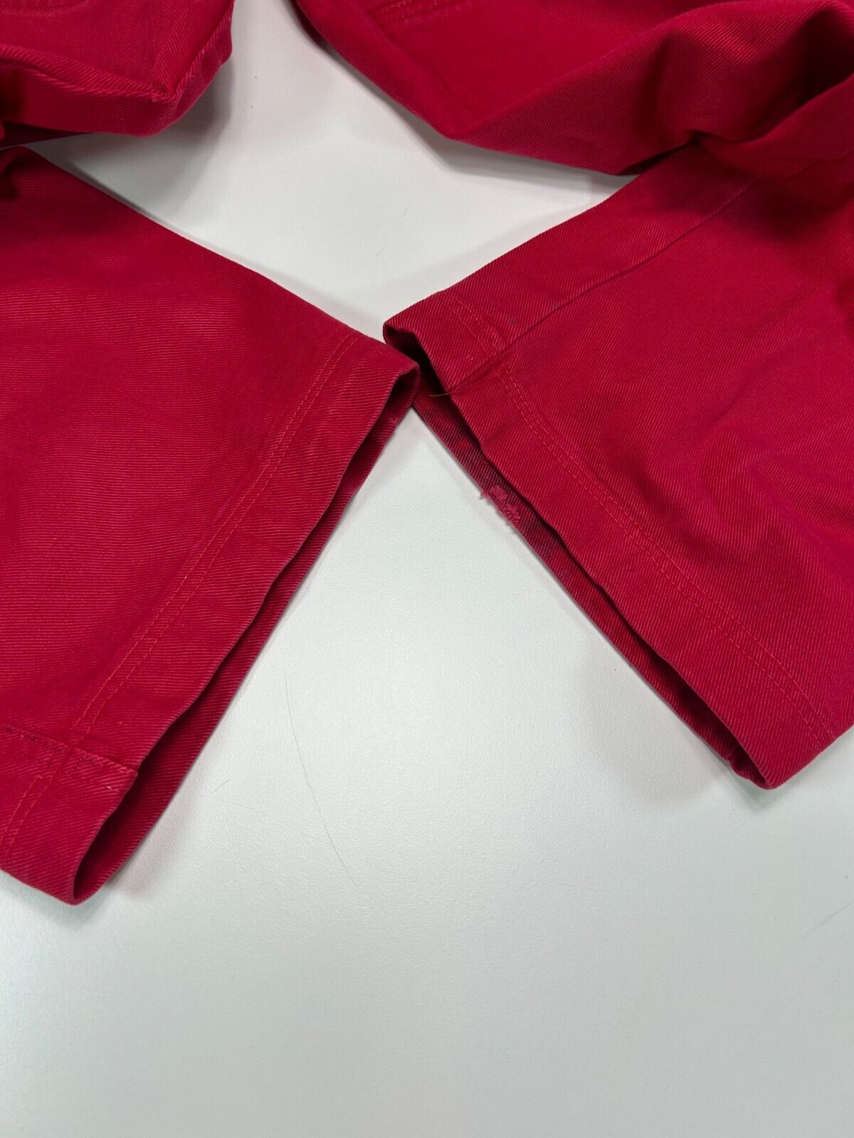 Vintage Rob Blue Canvas Workwear Style Double Knee Pants Size 37W