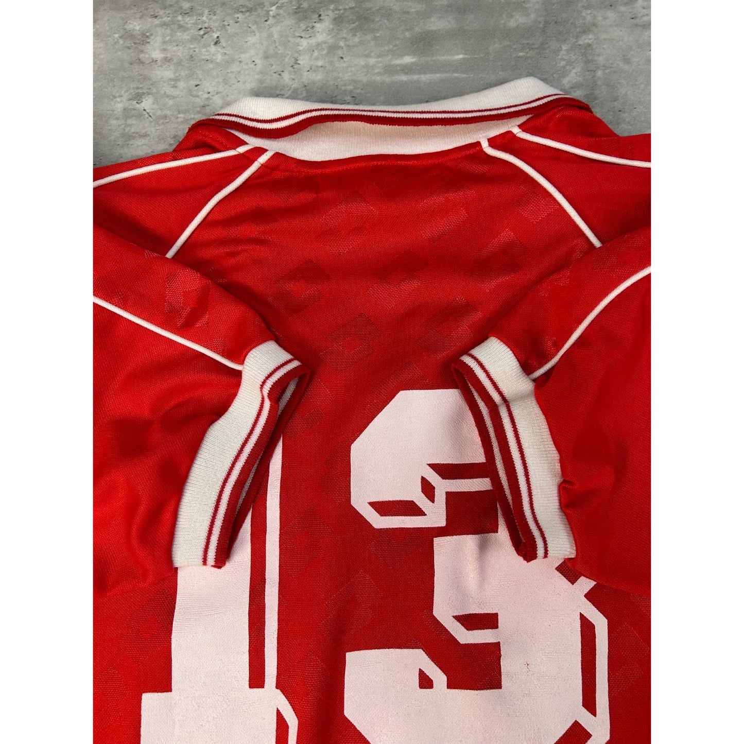 Vintage 80s/90s Lotto European Soccer Tour Collared Jersey Size XL