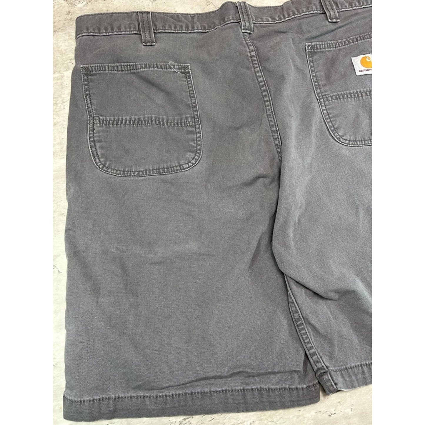Carhartt Relaxed Fit Canvas Workwear Carpenter Shorts Size 42 Gray