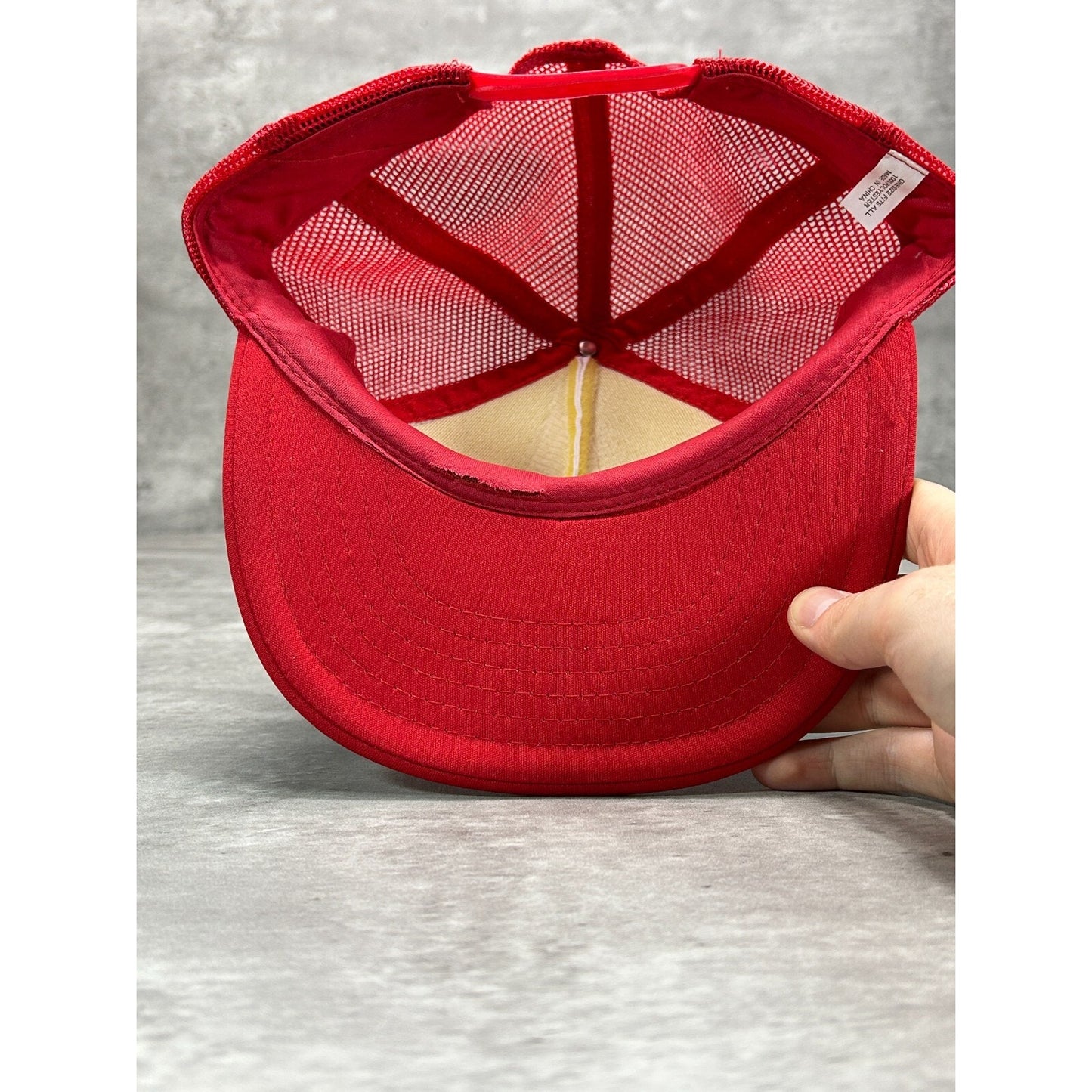 Vintage 1988 World Expo Graphic Trucker Snapback Hat OSFA