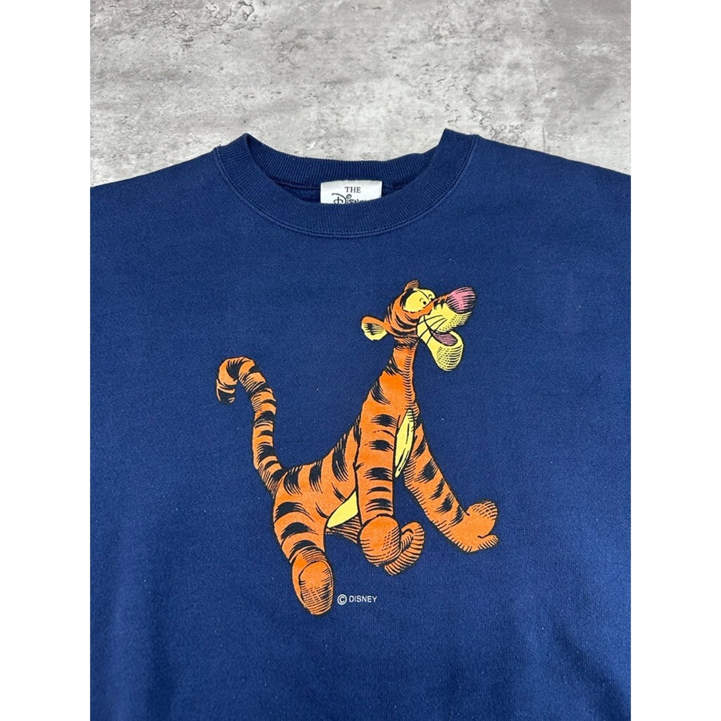 Vintage 90s Disney Winnie The Pooh Tigger Graphic Cartoon Sweatshirt Size Large