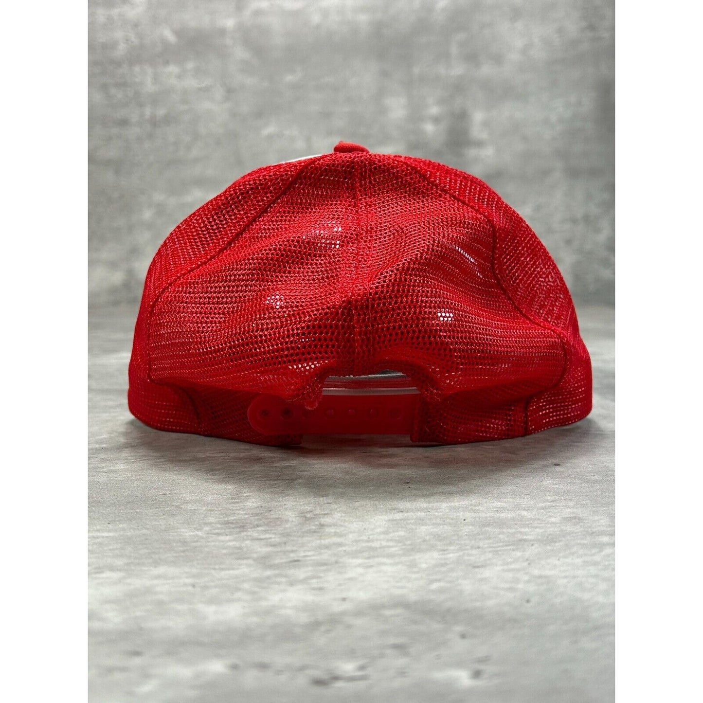 Vintage 80s/90s Retired Comedy Slogan Two Tone Trucker Snapback Hat OSFA