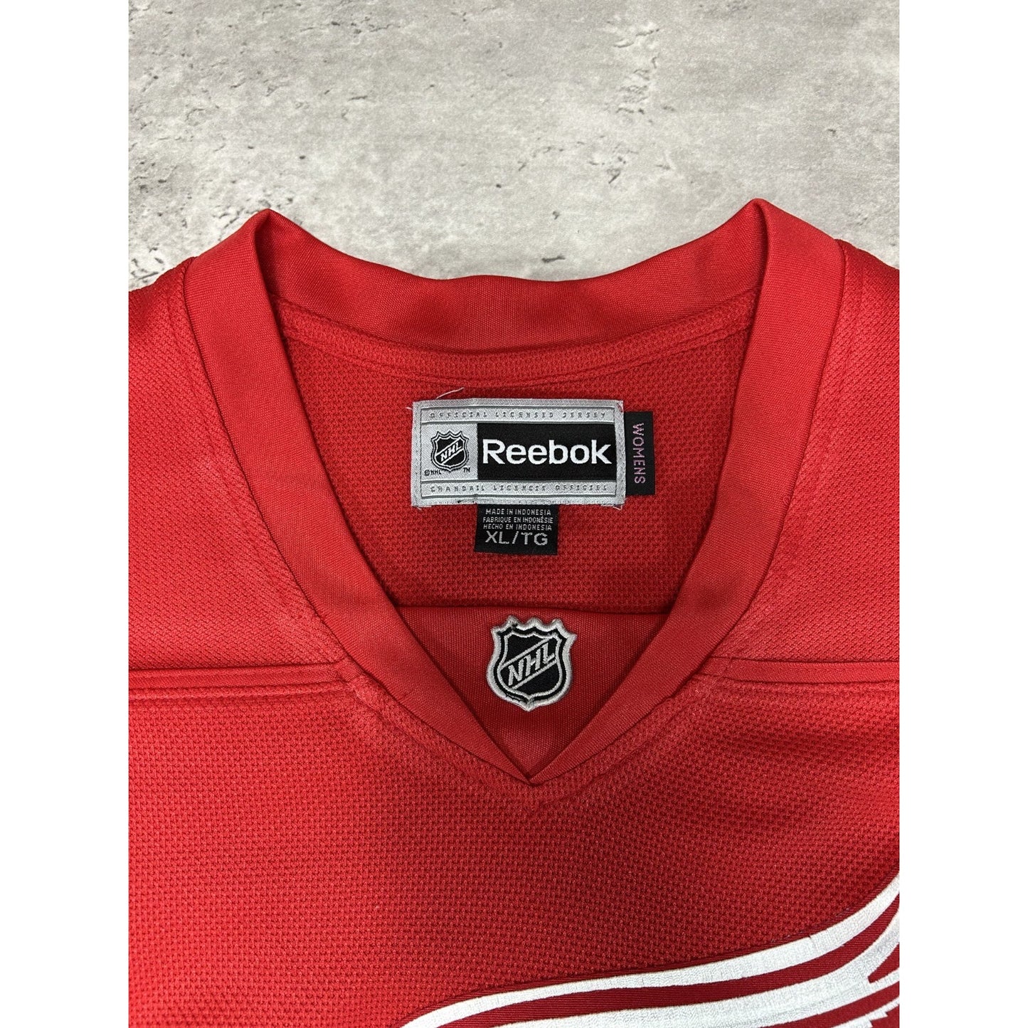 Vintage Womens Henrik Zetterberg #40 Detroit Red Wings NHL Jersey Size XL Red