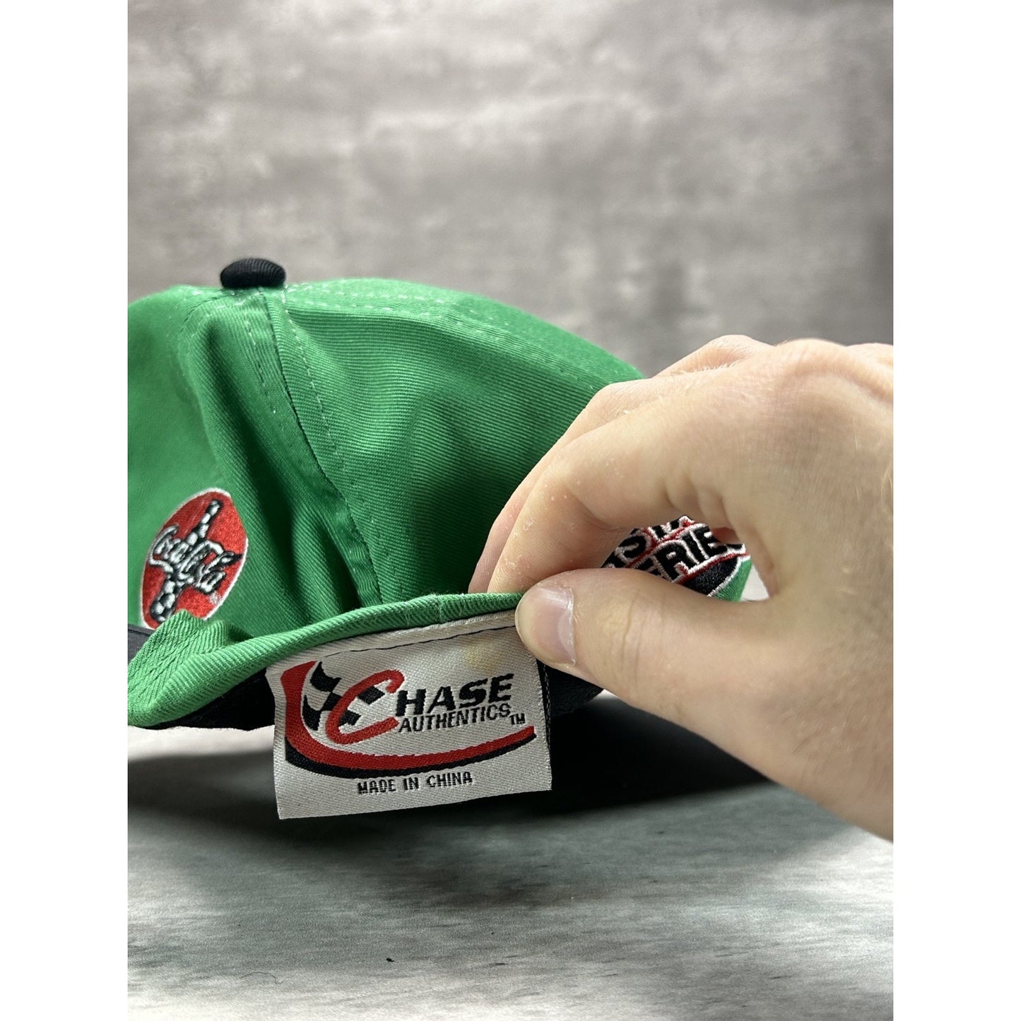Vintage 90s Bobby Labonte #18 Nascar Interstate Racing Snapback Hat OSFA