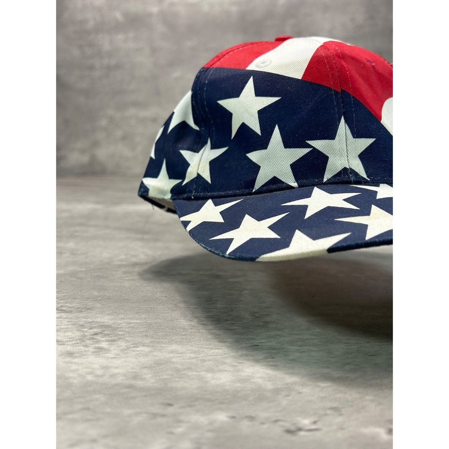 Vintage 1996 Atlanta Olympics American Flag All Over Print Snapback Hat OSFA