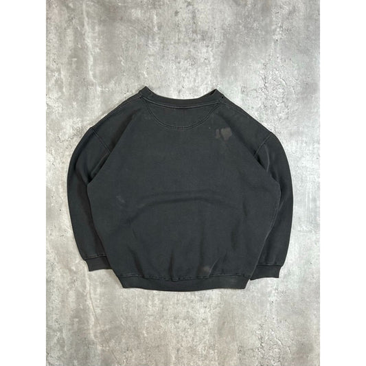 Vintage 90s Detroit Red Wings NHL Embroidered Logo Pullover Sweatshirt Size Large