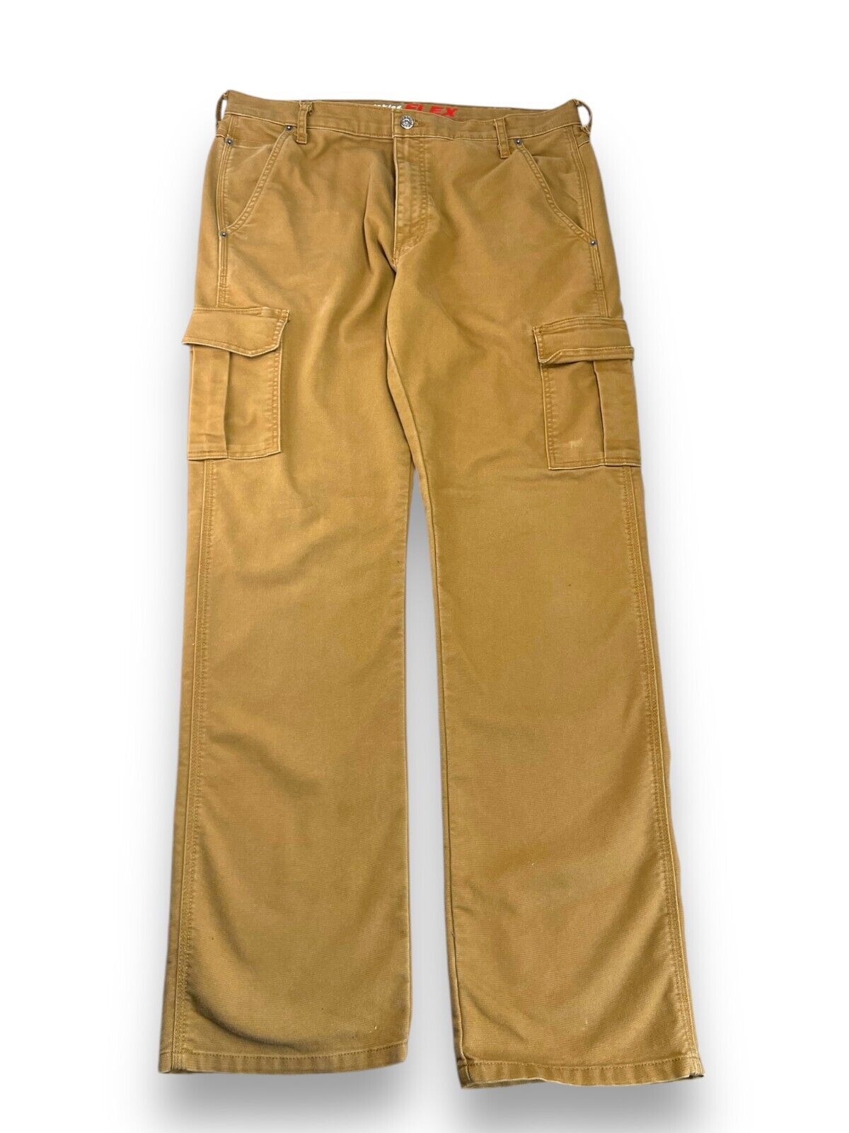 Dickies Flex Canvas Workwear Cargo Pants Size 37W Beige