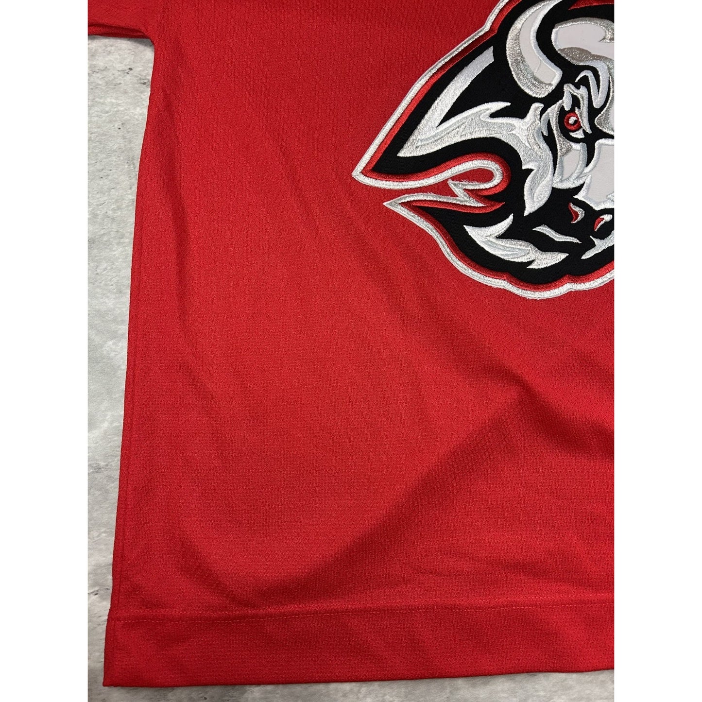 Vintage 90s Buffalo Sabres NHL Goat Head Practice CCM Hockey Jersey Size XL