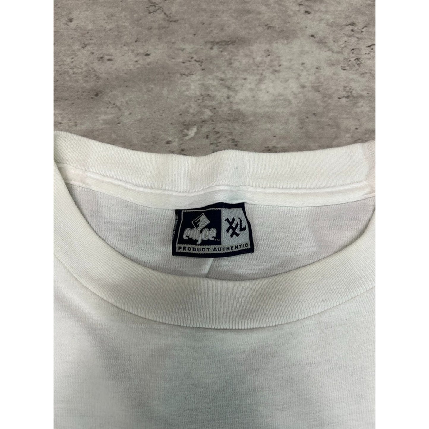Vintage Y2K Enyce RN96312 Spellout Graphic Long Sleeve T-Shirt Size XXL White