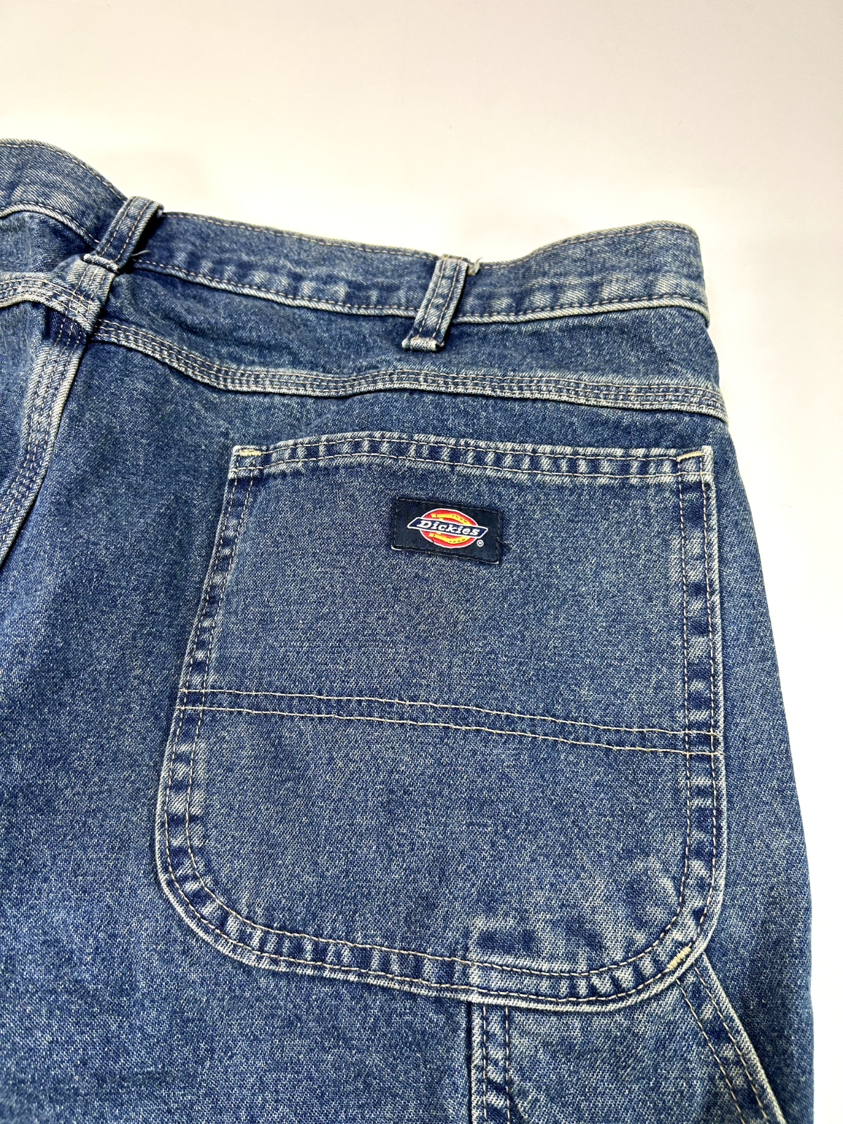 Vintage Dickies Dark Wash Denim Workwear Carpenter Pants Size 38