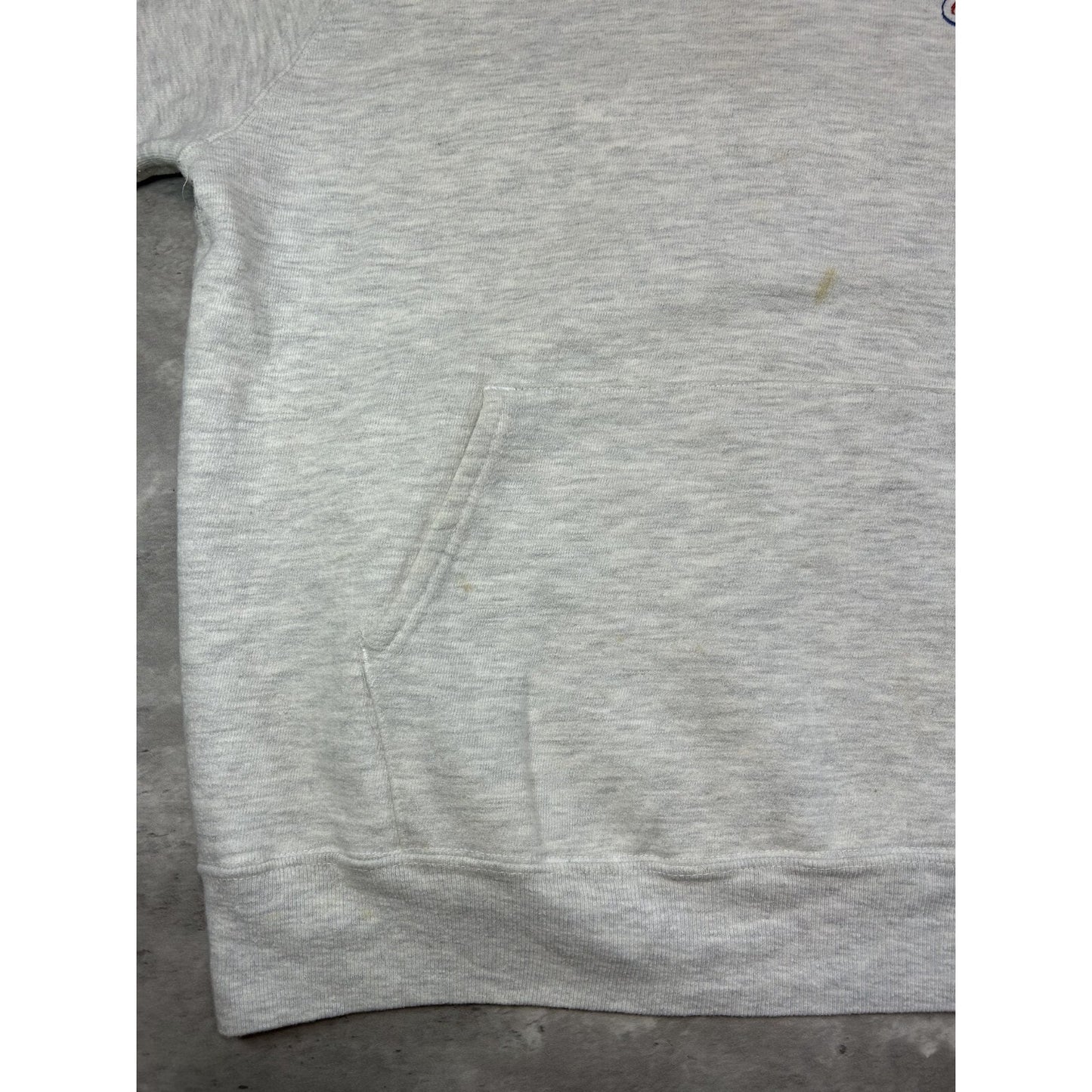 Vintage 90s Champion Embroidered Spellout Logo Hooded Sweatshirt Size XXL