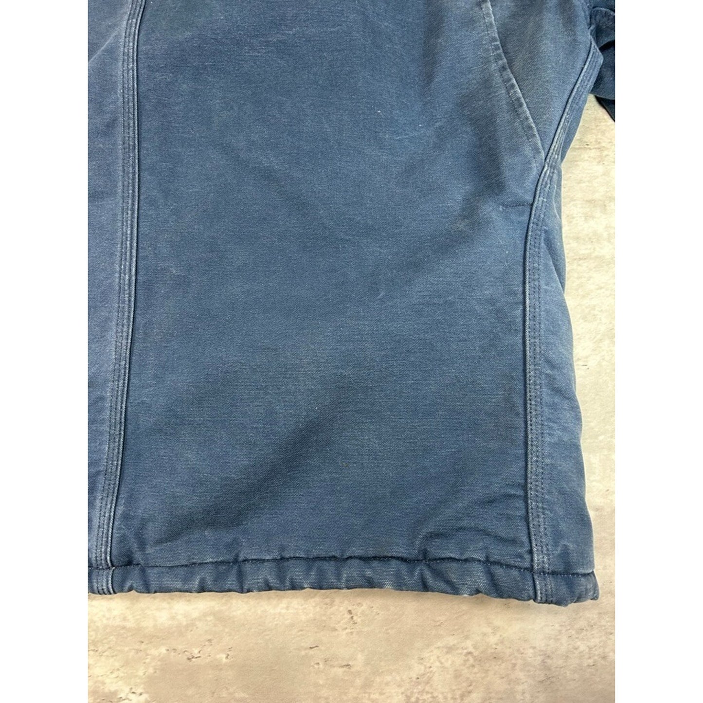 Vintage Carhartt Insulated Canvas Workwear Arctic Jacket Size XXL Blue