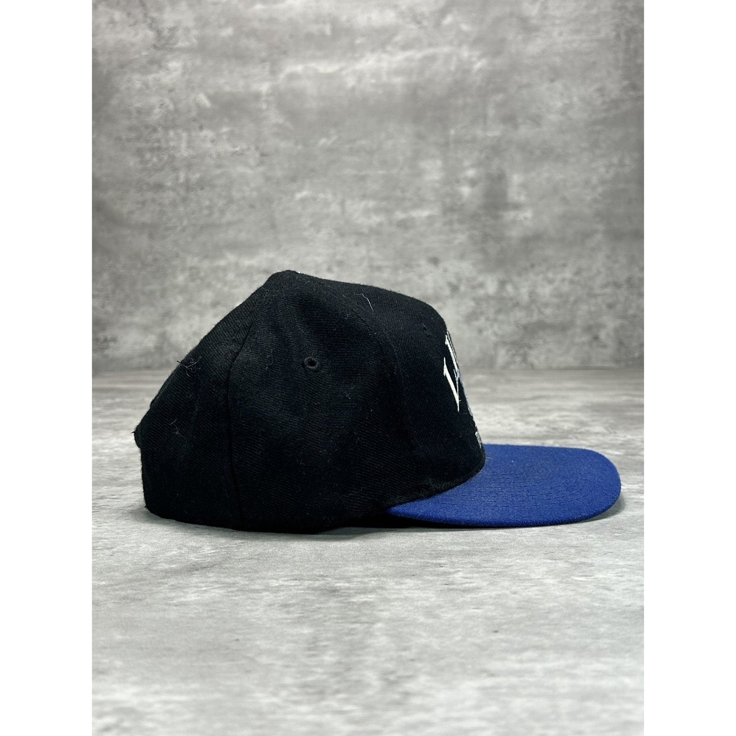 VTG 90s Detroit Lions NFL Embroidered Spellout Logo Football Snapback Hat OSFA