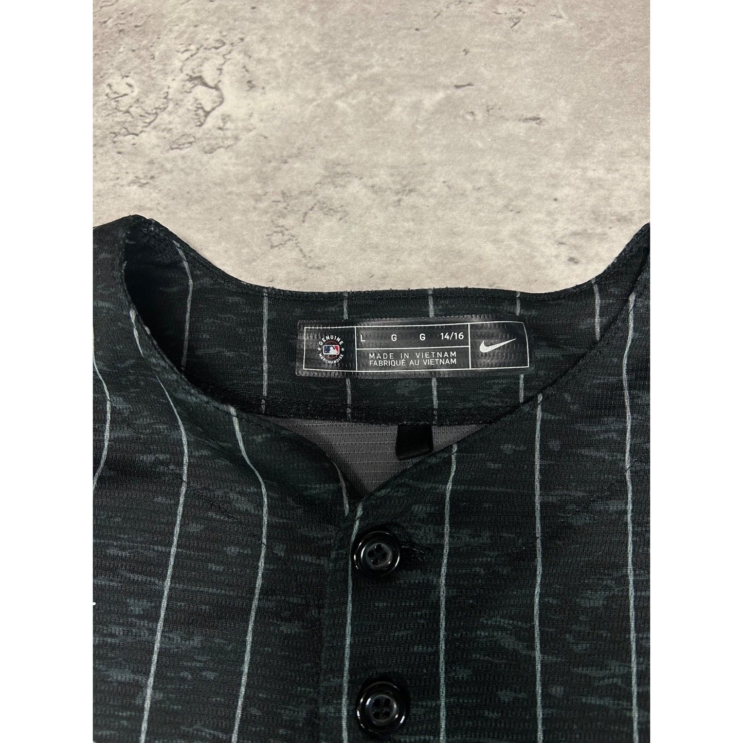 YOUTH Chicago White Sox MLB Southside Baseball Nike Jersey Size Large Black