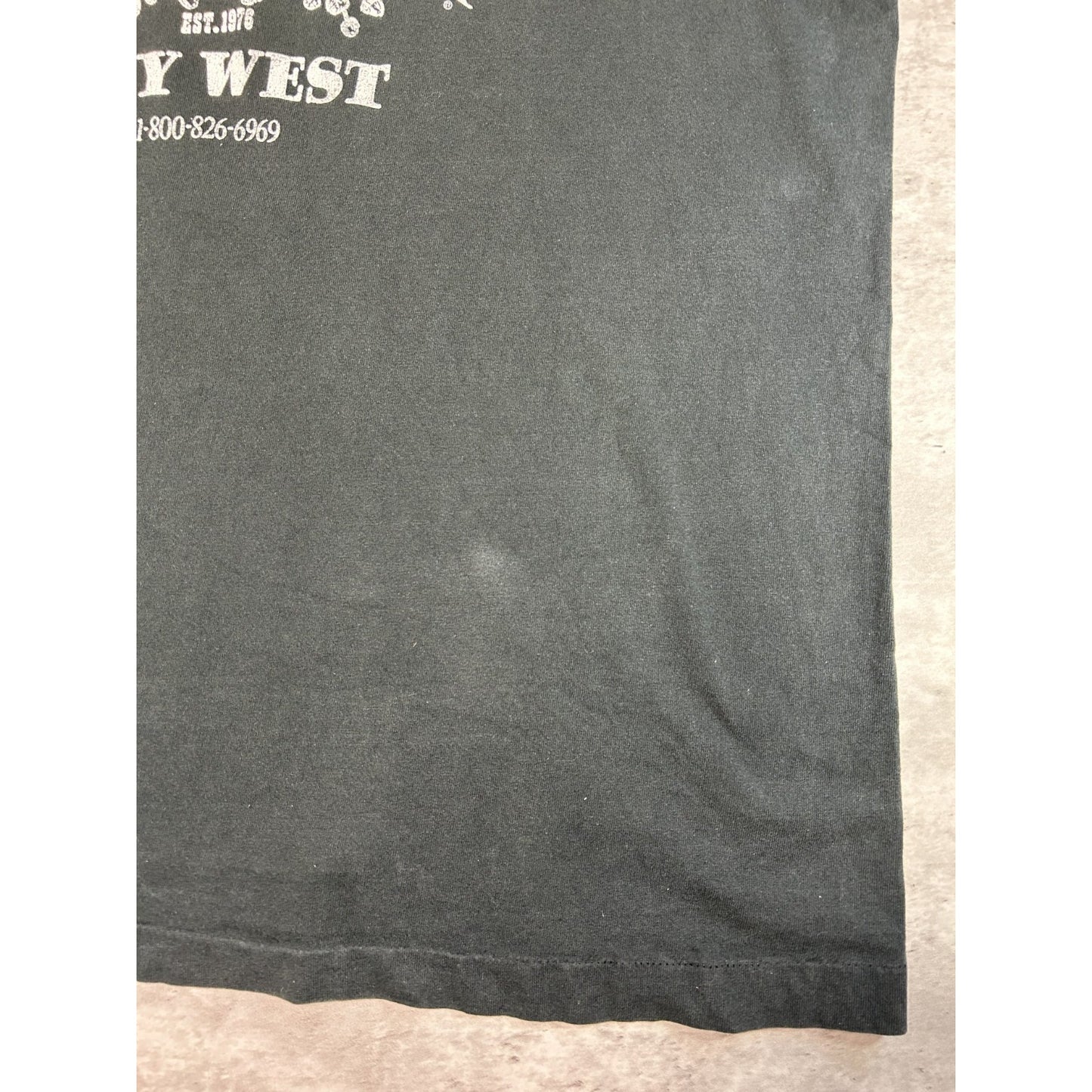 Vintage 90s Hogs Breath Saloon Graphic Spellout Destination T-Shirt Size XL