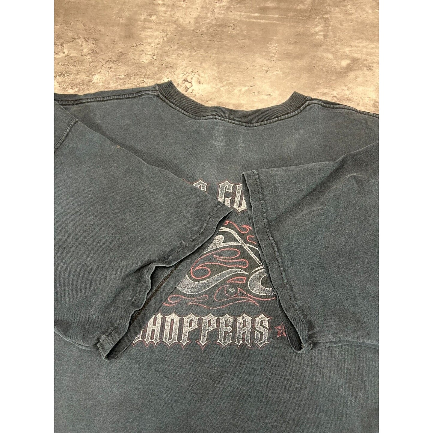 Vintage Orange County Choppers Motorcycle Graphic T-Shirt Size XXXL Black