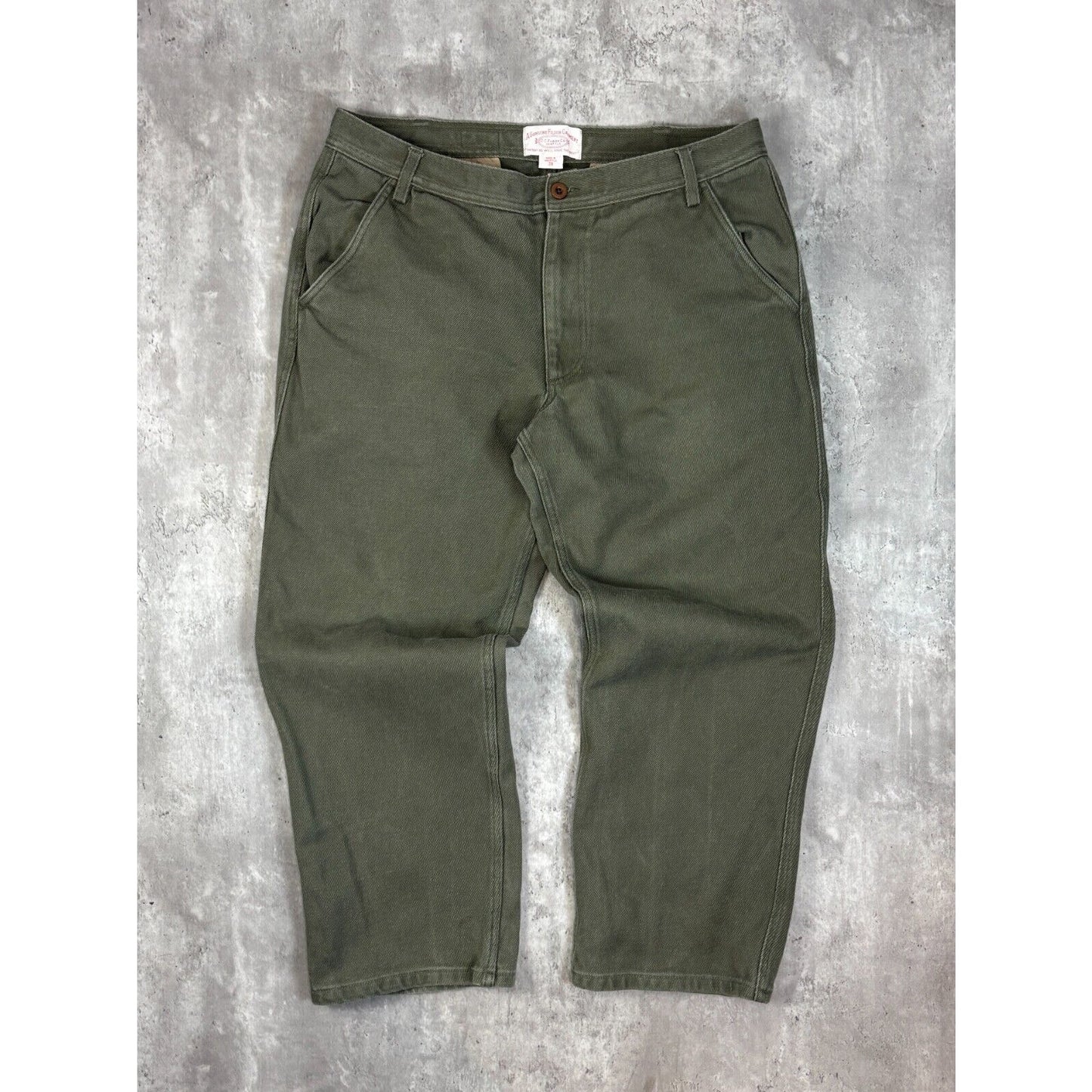 Vintage 1980s Filson Trouser Style Pants Size 36 Green