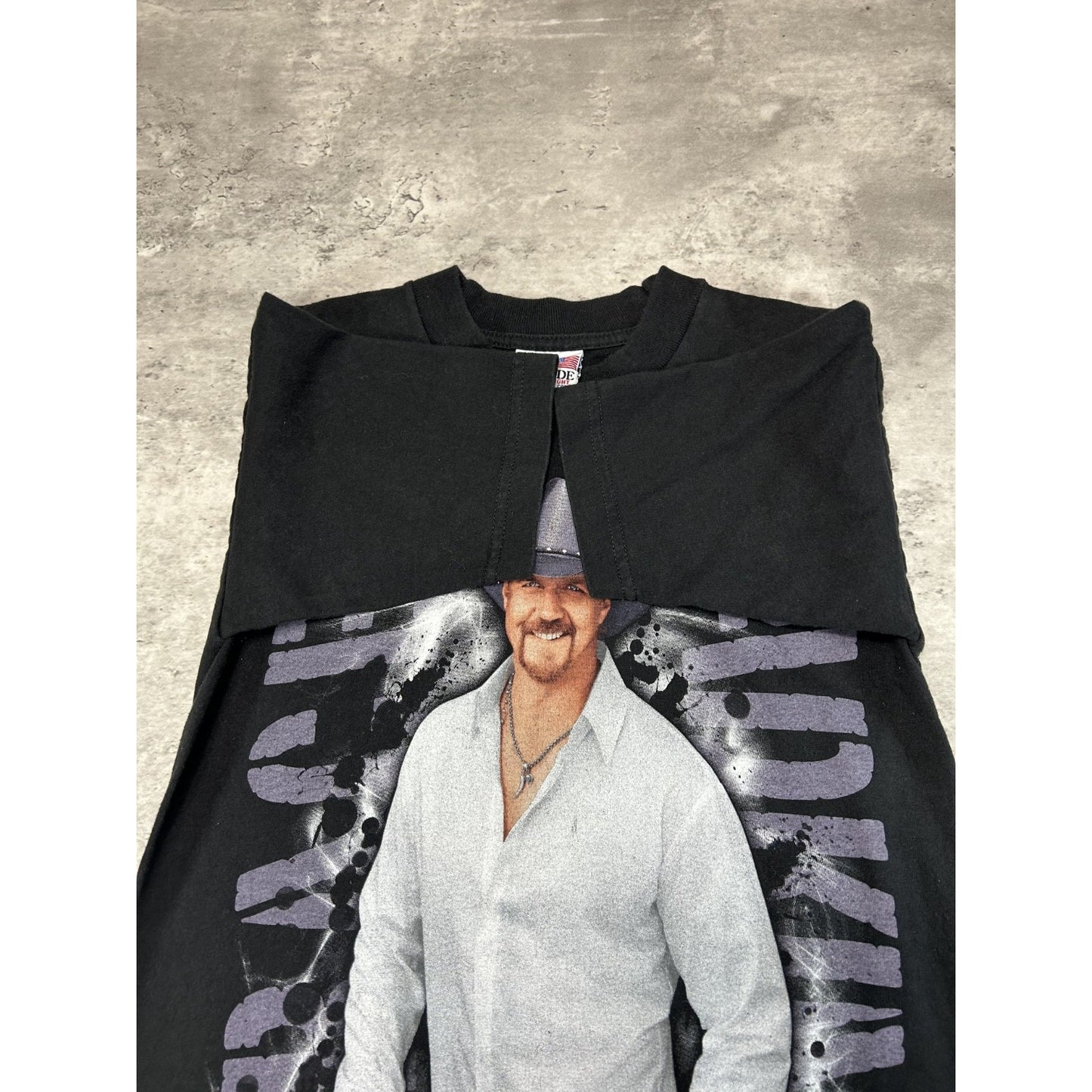 Trace Adkins Country Music Portrait Graphic Country Music Tour T-Shirt Sz Small