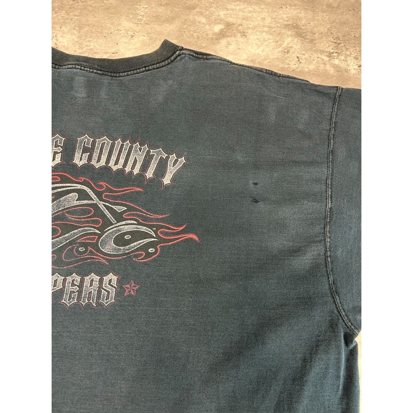 Vintage Orange County Choppers Motorcycle Graphic T-Shirt Size XXXL Black