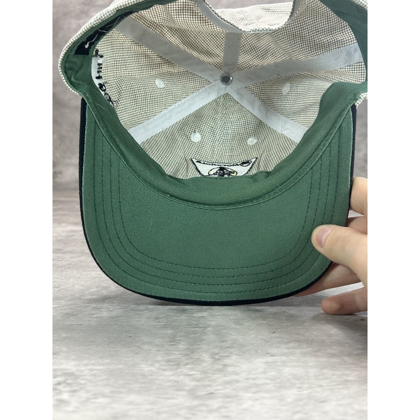 Vintage 90s Motorola Western Open Embroidered Golfing Snapback Hat OSFA