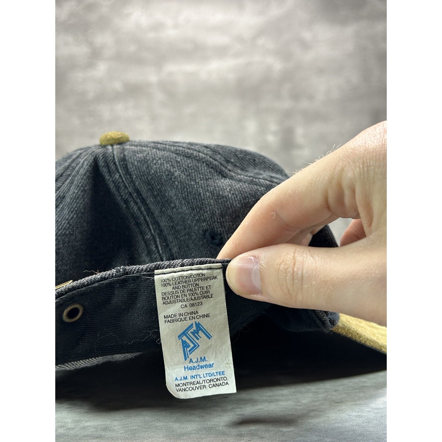 Vintage 90s Goodwrench Embroidered Spellout Strapback Hat OSFA