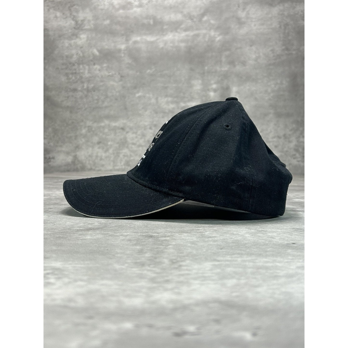 Vintage Harley Davidson Motorcycles Embroidered Spellout Strapback Hat OSFA