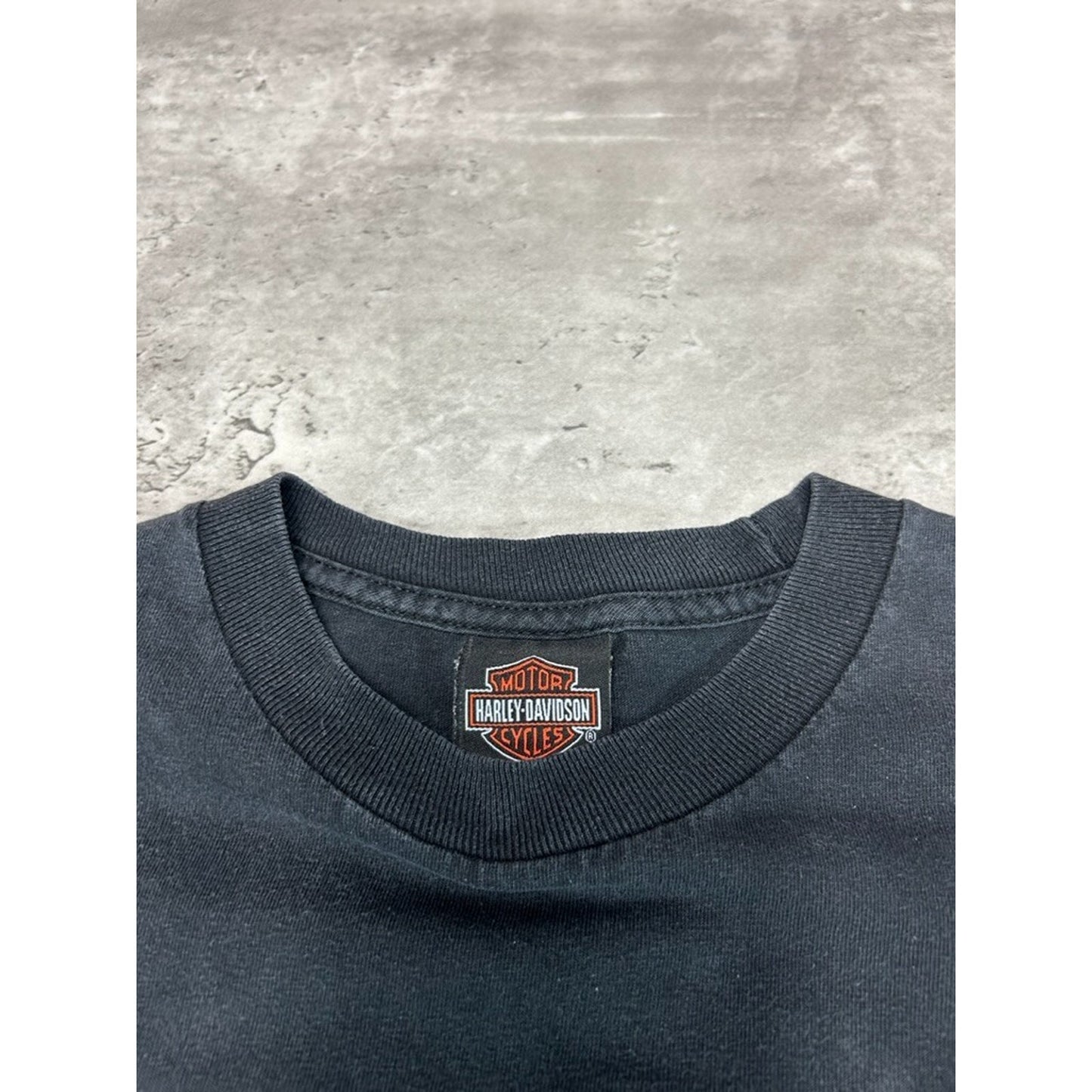 Harley Davidson Motorcycles Badlands Cowboy Skull Graphic T-Shirt Size Medium