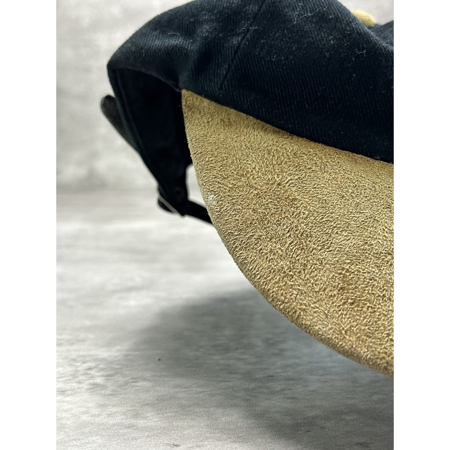 Vintage 90s Canada Olympics Embroidered Rings Logo Strapback Hat OSFA Black