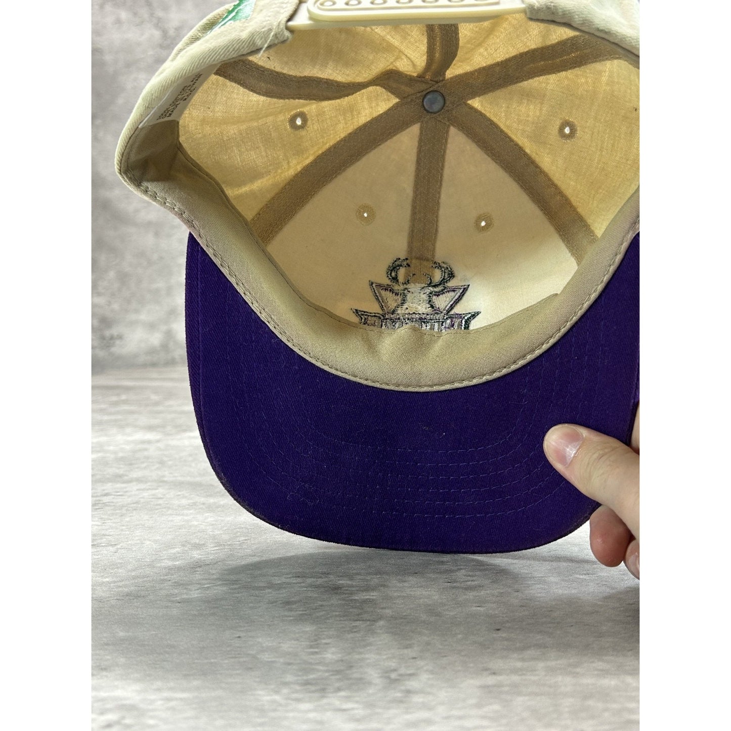 Vintage 90s Milwaukee Bucks NBA Embroidered Logo Basketball Snapback Hat OSFA