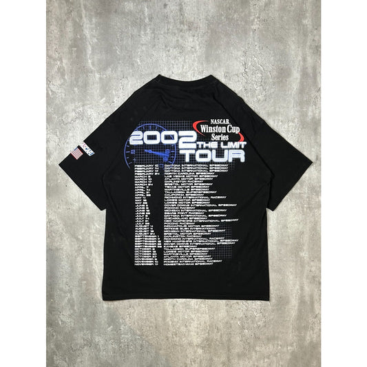 Vintage 2002 Nascar Winston Cup The Limit Tour Big Graphic T-Shirt Size 2XL