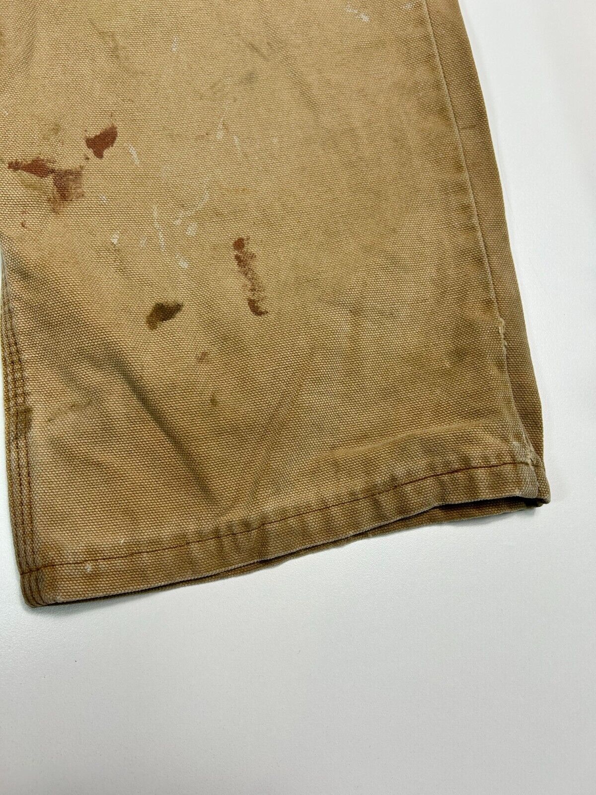 Vintage Dickies Canvas Work Wear Carpenter Pants Size 33W Beige