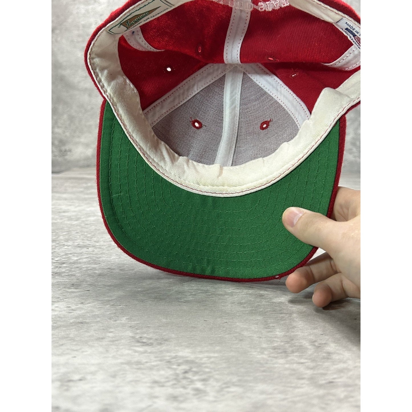 Vintage St. Cloud State University NCAA Embroidered Spellout Snapback Hat OSFA