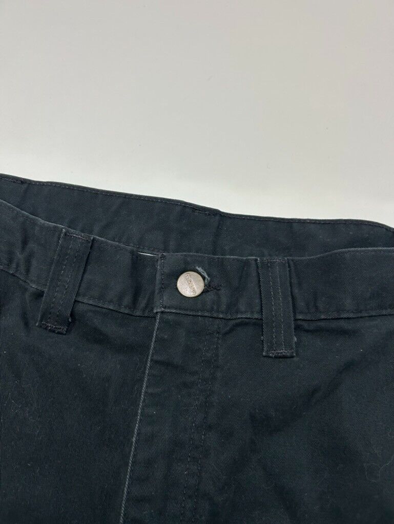 Vintage Carhartt Relaxed Fit Canvas Workwear Carpenter Pants Size 40W Black
