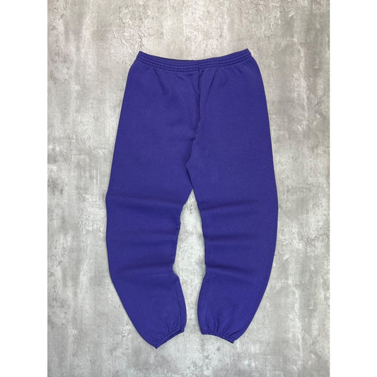 Vintage 90s Minnesota Vikings NFL Graphic Spellout Sweat Pants Size Large Purple