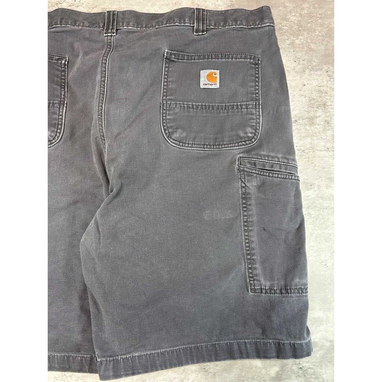 Carhartt Relaxed Fit Canvas Workwear Five Pocket Shorts Size 42 Gray