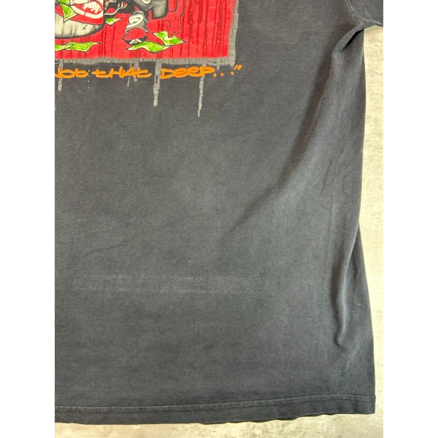 Vintage Y2K Ecko Unlimited Its Not That Deep Graffiti Graphic T-Shirt Size XXL