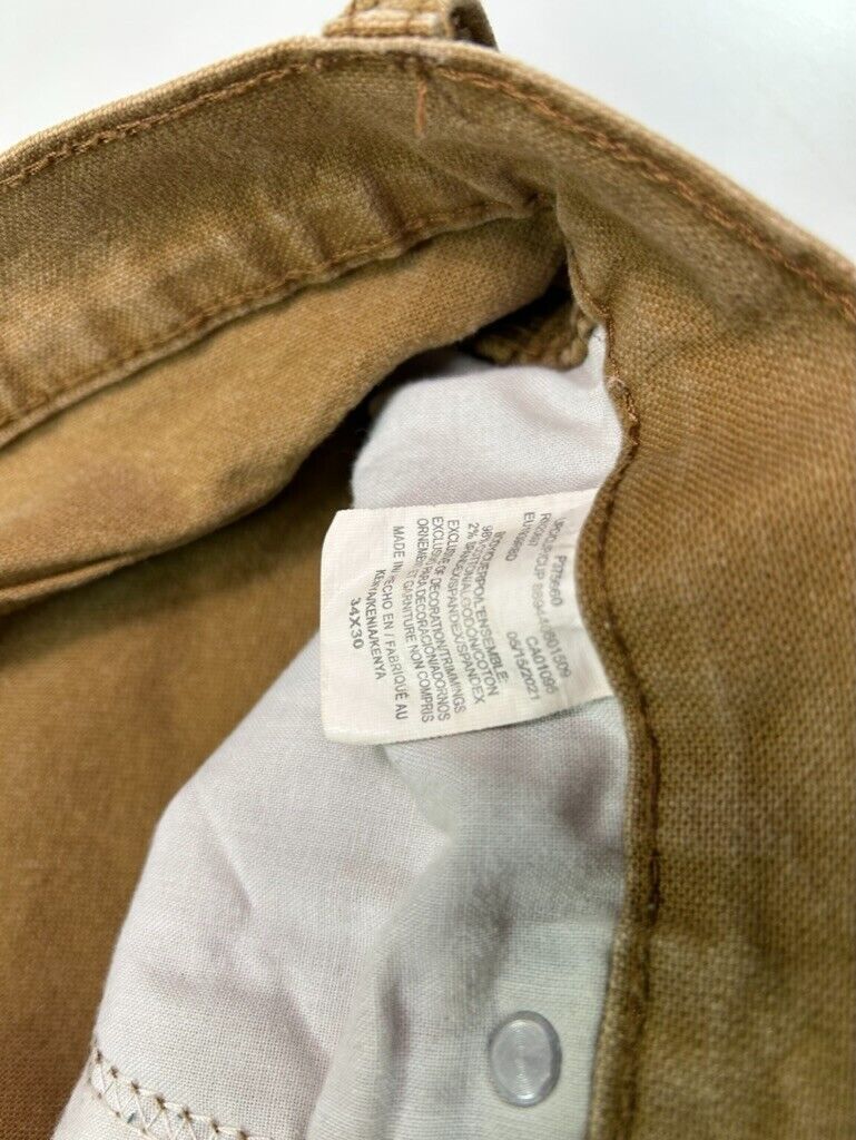 Vintage Dickies Canvas Workwear Carpenter Pants Size 36 Beige