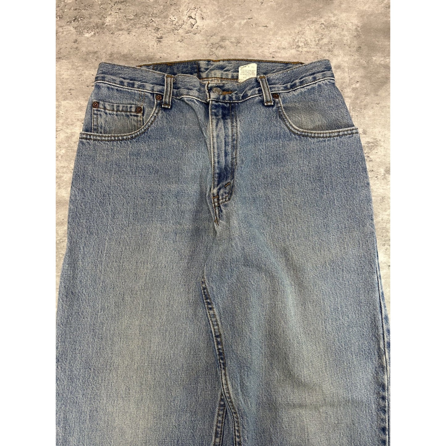 Vintage 90s Levis 560 Red Tab Light Wash Denim Pants Size 31 Blue