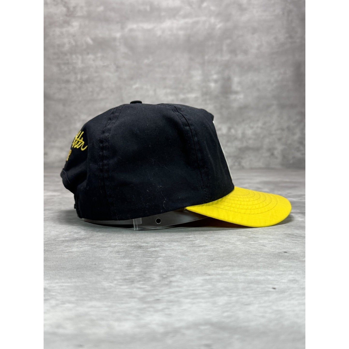 Vintage DeWalt Racing Team NASCAR Embroidered Flag Snapback Hat OSFA
