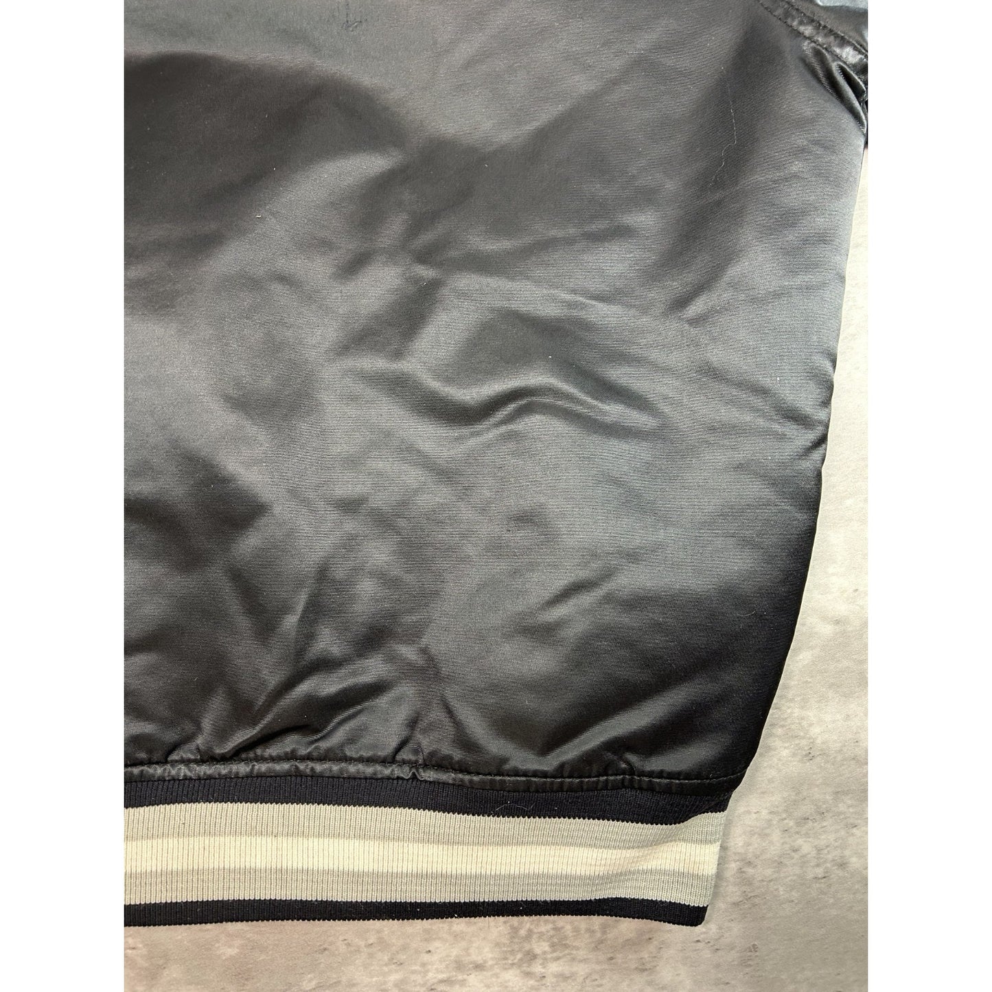 Vintage 80s Los Angeles Kings NHL Starter Satin Bomber Jacket Size Large