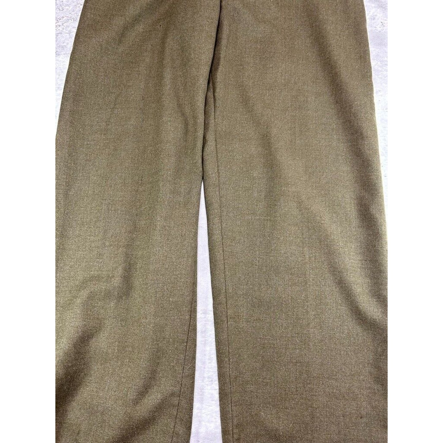Vintage 1950s Wool Army Trouser Style Slack Pants Size 31