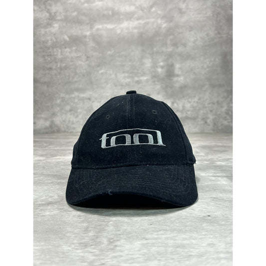 Vintage 90s Tool Embroidered Spellout Rock Music Band Fitted Hat Small