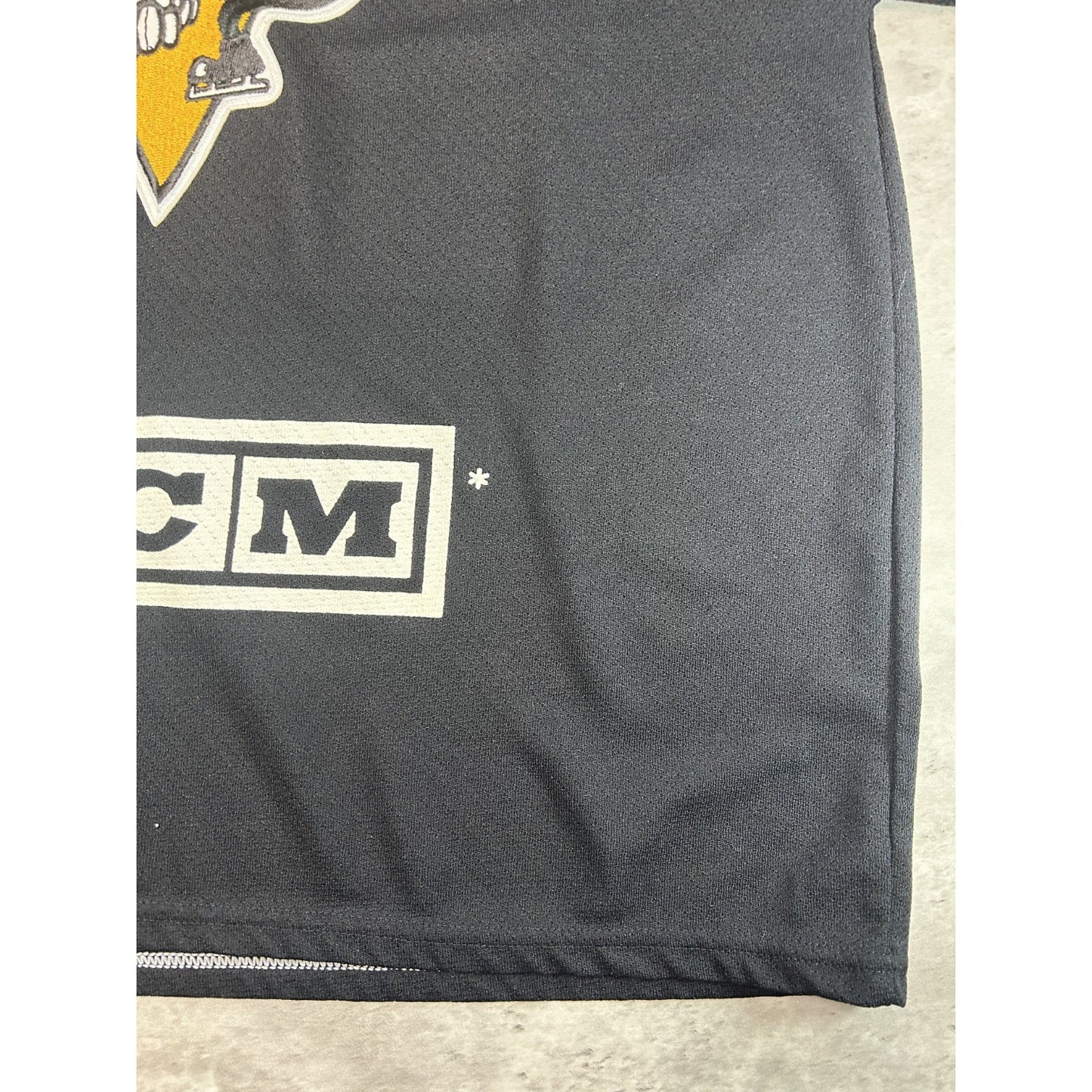 Vintage 90s Pittsburgh Penguins NHL CCM Maska Practice Hockey Jersey Size Large