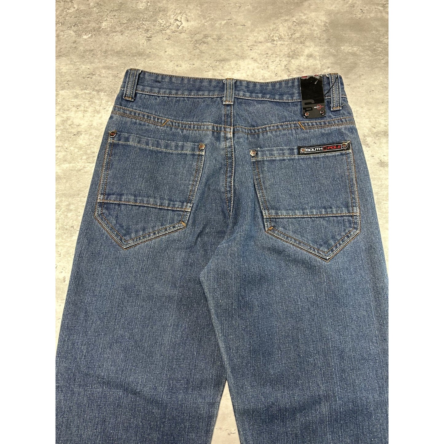 Vintage Y2K Southpole Dark Wash Denim Pants Size 30 Blue