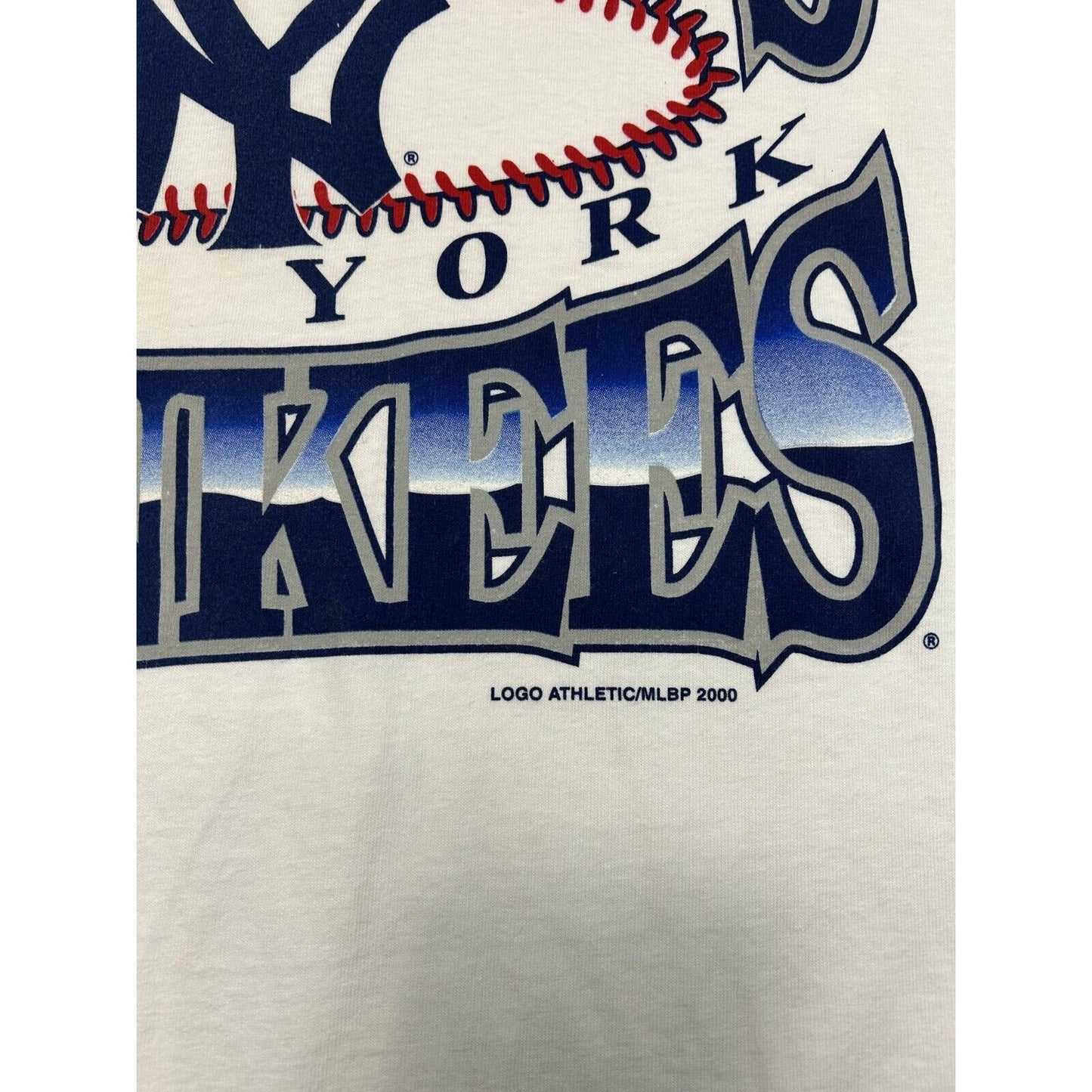 Vintage 2000 New York Yankees MLB AL Division Champs Graphic T-Shirt Size XL