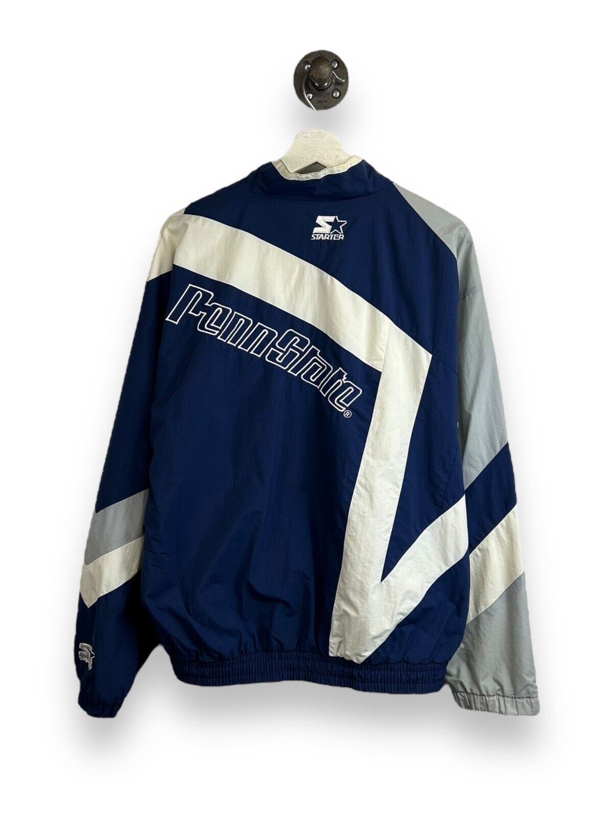 Vintage Penn State Nittany Lions NCAA Nylon Windbreaker Starter Jacket Size Medium