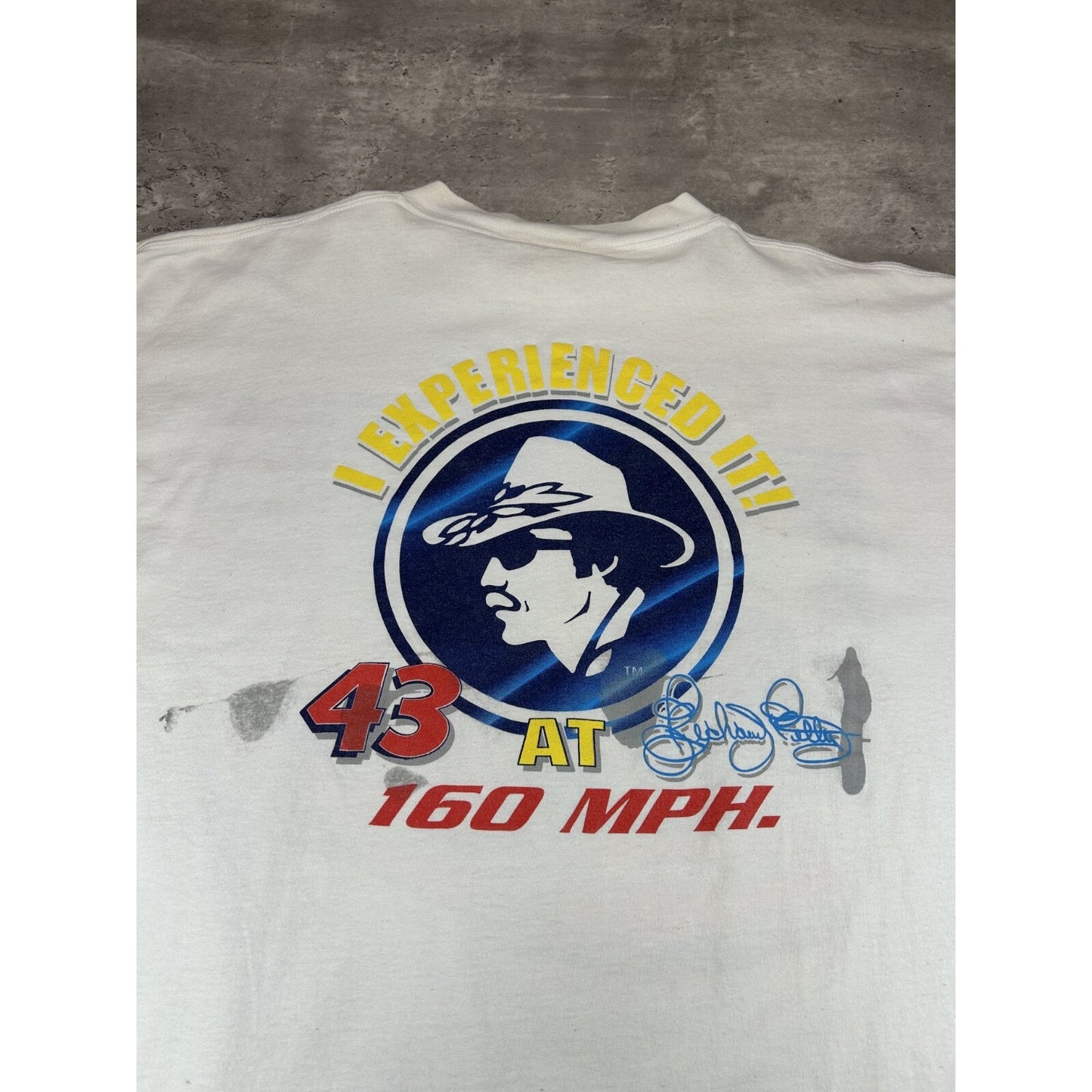 Vintage 90s Richard Petty STP Racing Inside The Ride Nascar T-Shirt Size 2XL