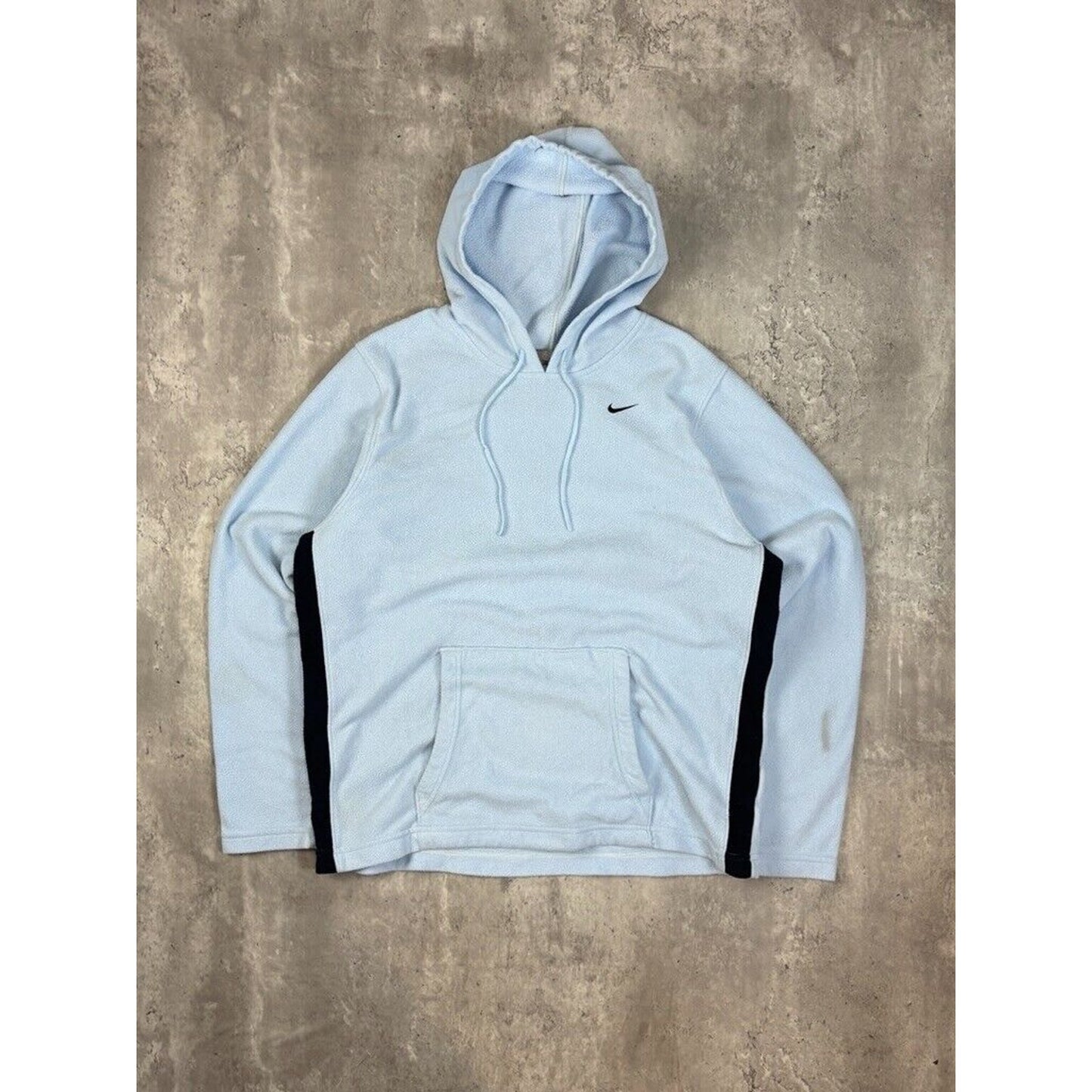 Vintage Womens Nike Embroidered Swoosh Two Tone Hooded Sweatshirt Size Medium