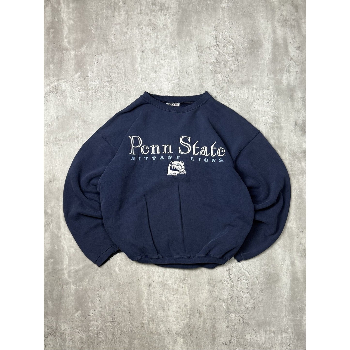 Vintage 90s Penn State Nittany Lions NCAA Embroidered Sweatshirt Size Large